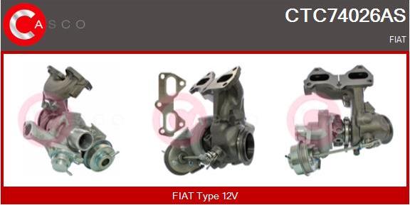 Casco CTC74026AS - Турбина, компрессор autosila-amz.com