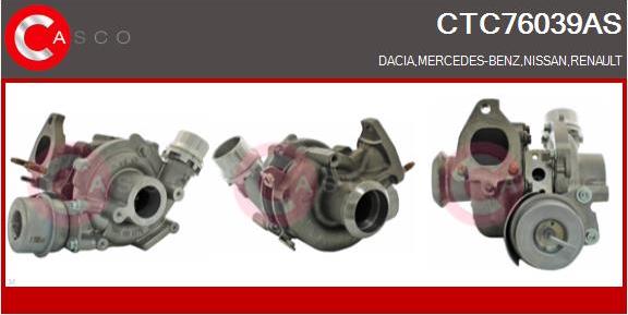 Casco CTC76039AS - Турбина, компрессор autosila-amz.com