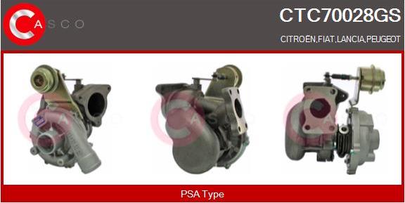 Casco CTC70028GS - Турбина, компрессор autosila-amz.com