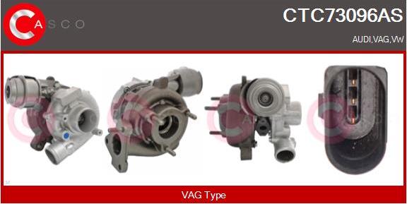 Casco CTC73096AS - Турбина, компрессор autosila-amz.com