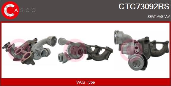 Casco CTC73092RS - Турбина, компрессор autosila-amz.com