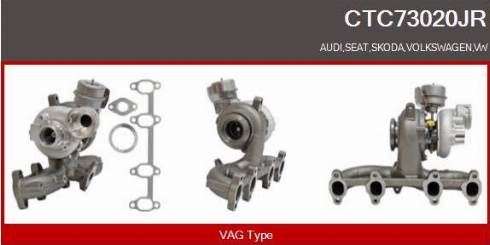 Casco CTC73020JR - Турбина, компрессор autosila-amz.com