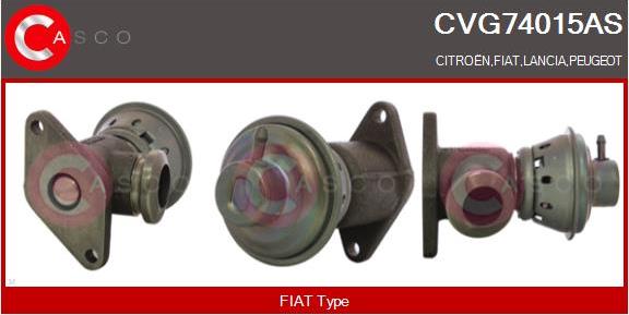 Casco CVG74015AS - Клапан возврата ОГ autosila-amz.com