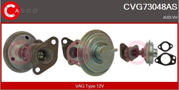 Casco CVG73048AS - Клапан возврата ОГ autosila-amz.com