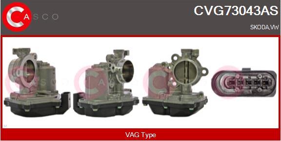 Casco CVG73043AS - Клапан возврата ОГ autosila-amz.com