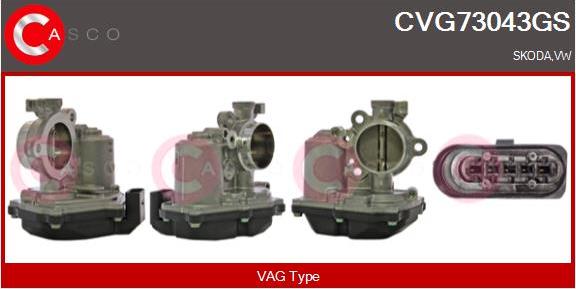 Casco CVG73043GS - Клапан возврата ОГ autosila-amz.com
