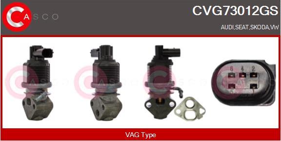 Casco CVG73012GS - Клапан возврата ОГ autosila-amz.com