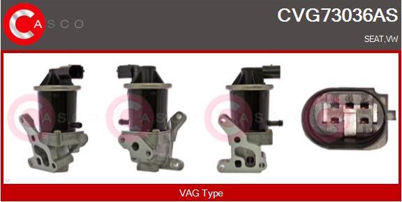 Casco CVG73036AS - Клапан возврата ОГ autosila-amz.com