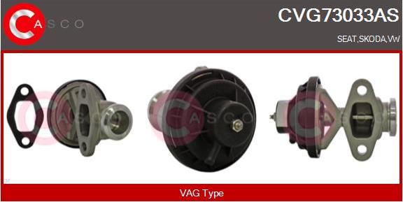 Casco CVG73033AS - Клапан возврата ОГ autosila-amz.com