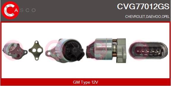 Casco CVG77012GS - Клапан возврата ОГ autosila-amz.com