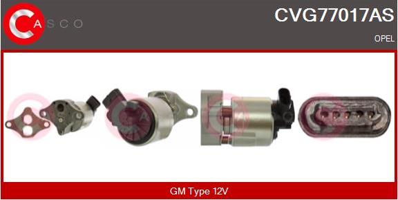 Casco CVG77017AS - Клапан возврата ОГ autosila-amz.com
