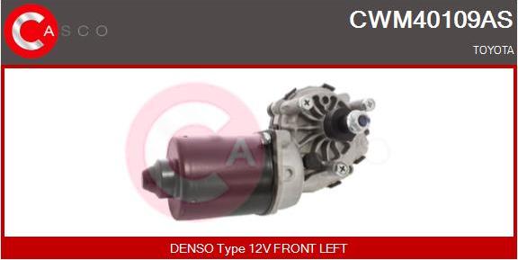 Casco CWM40109AS - Двигатель стеклоочистителя autosila-amz.com