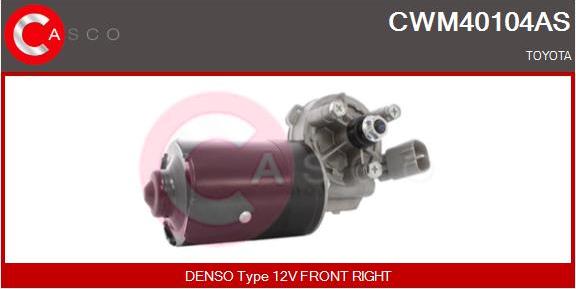 Casco CWM40104AS - Двигатель стеклоочистителя autosila-amz.com