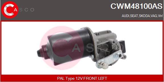 Casco CWM48100AS - Двигатель стеклоочистителя autosila-amz.com