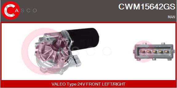 Casco CWM15642GS - Двигатель стеклоочистителя autosila-amz.com