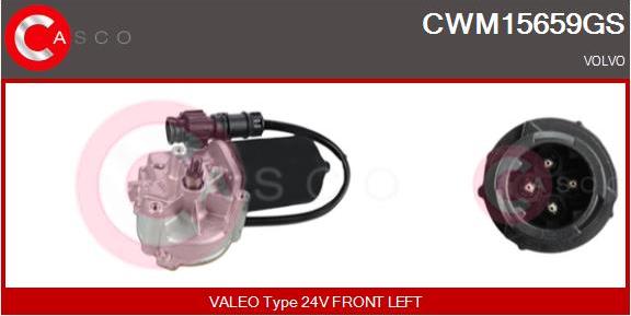 Casco CWM15659GS - Двигатель стеклоочистителя autosila-amz.com