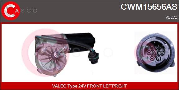 Casco CWM15656AS - Двигатель стеклоочистителя autosila-amz.com