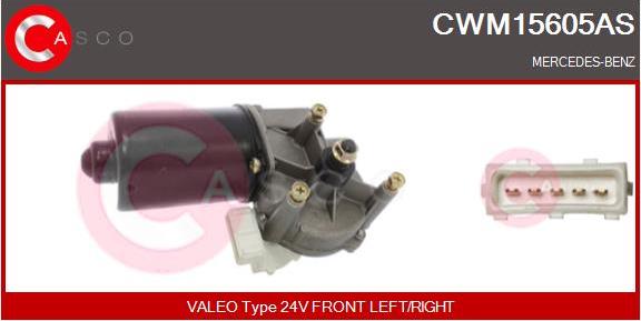 Casco CWM15605AS - Двигатель стеклоочистителя autosila-amz.com