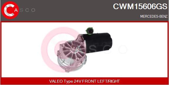 Casco CWM15606GS - Двигатель стеклоочистителя autosila-amz.com