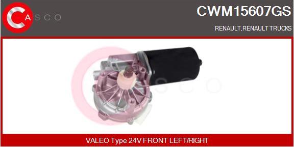 Casco CWM15607GS - Двигатель стеклоочистителя autosila-amz.com