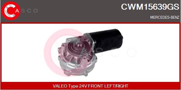 Casco CWM15639GS - Двигатель стеклоочистителя autosila-amz.com