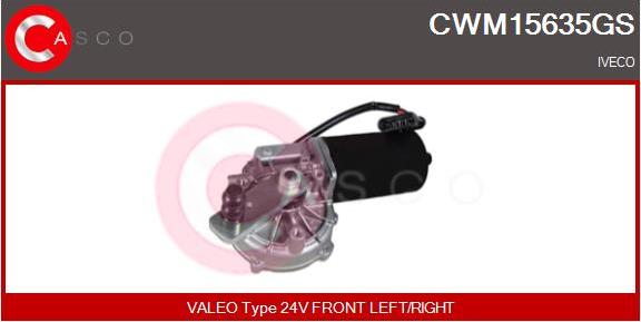Casco CWM15635GS - Двигатель стеклоочистителя autosila-amz.com