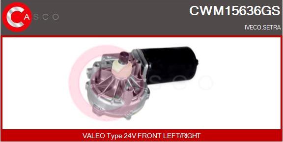 Casco CWM15636GS - Двигатель стеклоочистителя autosila-amz.com