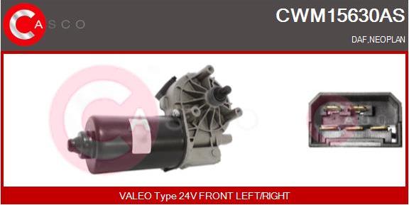 Casco CWM15630AS - Двигатель стеклоочистителя autosila-amz.com