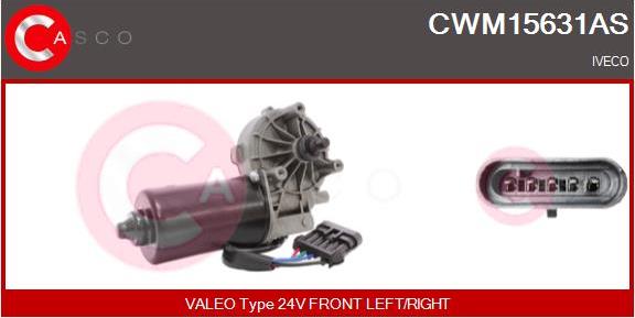 Casco CWM15631AS - Двигатель стеклоочистителя autosila-amz.com