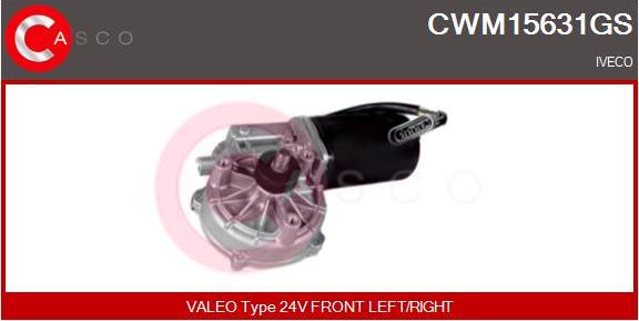 Casco CWM15631GS - Двигатель стеклоочистителя autosila-amz.com