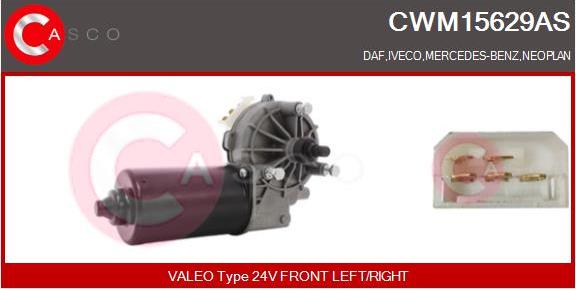 Casco CWM15629AS - Двигатель стеклоочистителя autosila-amz.com