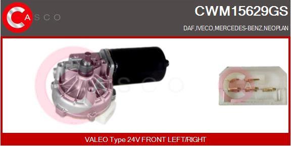 Casco CWM15629GS - Двигатель стеклоочистителя autosila-amz.com