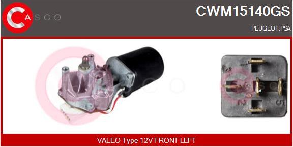Casco CWM15140GS - Двигатель стеклоочистителя autosila-amz.com