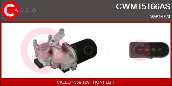 Casco CWM15166AS - Двигатель стеклоочистителя autosila-amz.com
