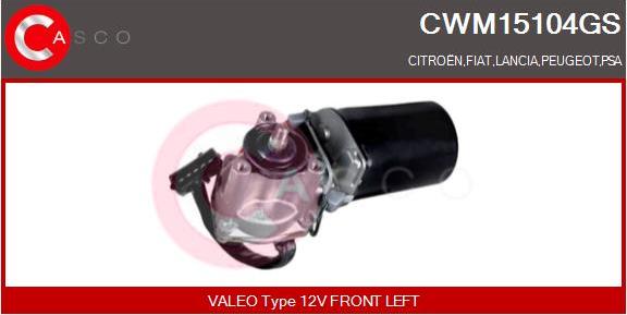 Casco CWM15104GS - Двигатель стеклоочистителя autosila-amz.com