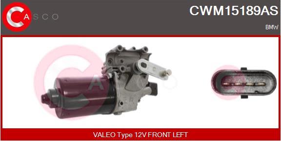 Casco CWM15189AS - Двигатель стеклоочистителя autosila-amz.com