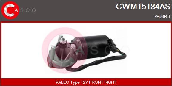 Casco CWM15184AS - Двигатель стеклоочистителя autosila-amz.com