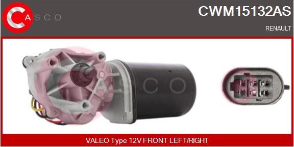 Casco CWM15132AS - Двигатель стеклоочистителя autosila-amz.com