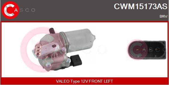 Casco CWM15173AS - Двигатель стеклоочистителя autosila-amz.com