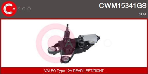 Casco CWM15341GS - Двигатель стеклоочистителя autosila-amz.com