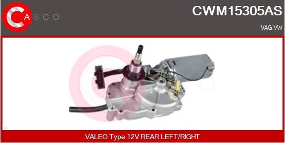 Casco CWM15305AS - Двигатель стеклоочистителя autosila-amz.com