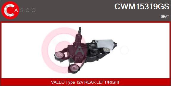 Casco CWM15319GS - Двигатель стеклоочистителя autosila-amz.com