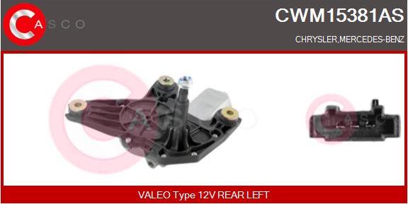 Casco CWM15381AS - Двигатель стеклоочистителя autosila-amz.com