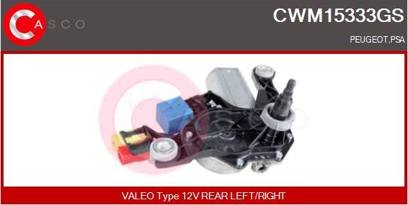 Casco CWM15333GS - Двигатель стеклоочистителя autosila-amz.com