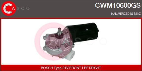 Casco CWM10600GS - Двигатель стеклоочистителя autosila-amz.com