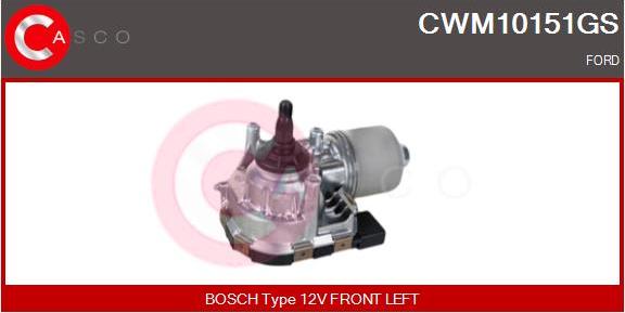 Casco CWM10151GS - Двигатель стеклоочистителя autosila-amz.com