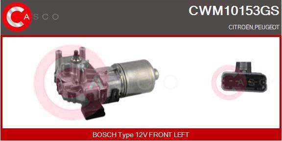 Casco CWM10153GS - Двигатель стеклоочистителя autosila-amz.com