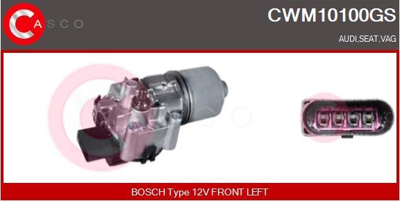 Casco CWM10100GS - Двигатель стеклоочистителя autosila-amz.com