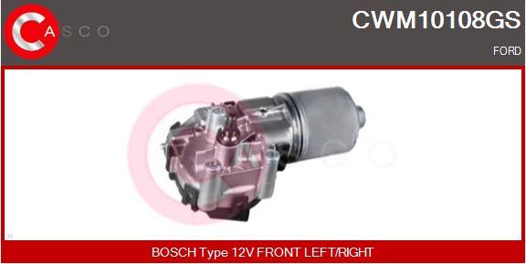 Casco CWM10108GS - Двигатель стеклоочистителя autosila-amz.com