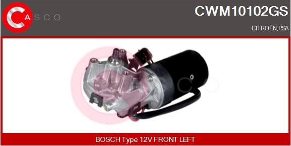 Casco CWM10102GS - Двигатель стеклоочистителя autosila-amz.com